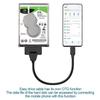 LED-Anzeige 2,5 Zoll USB3.0/2.0 Festplatten-Treiber USB auf SATA Adapterkabel Festplattenadapter