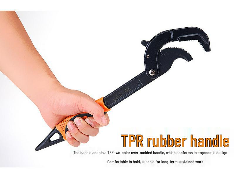 Adjustable Multifunctional Pipe and Nut Wrench Set