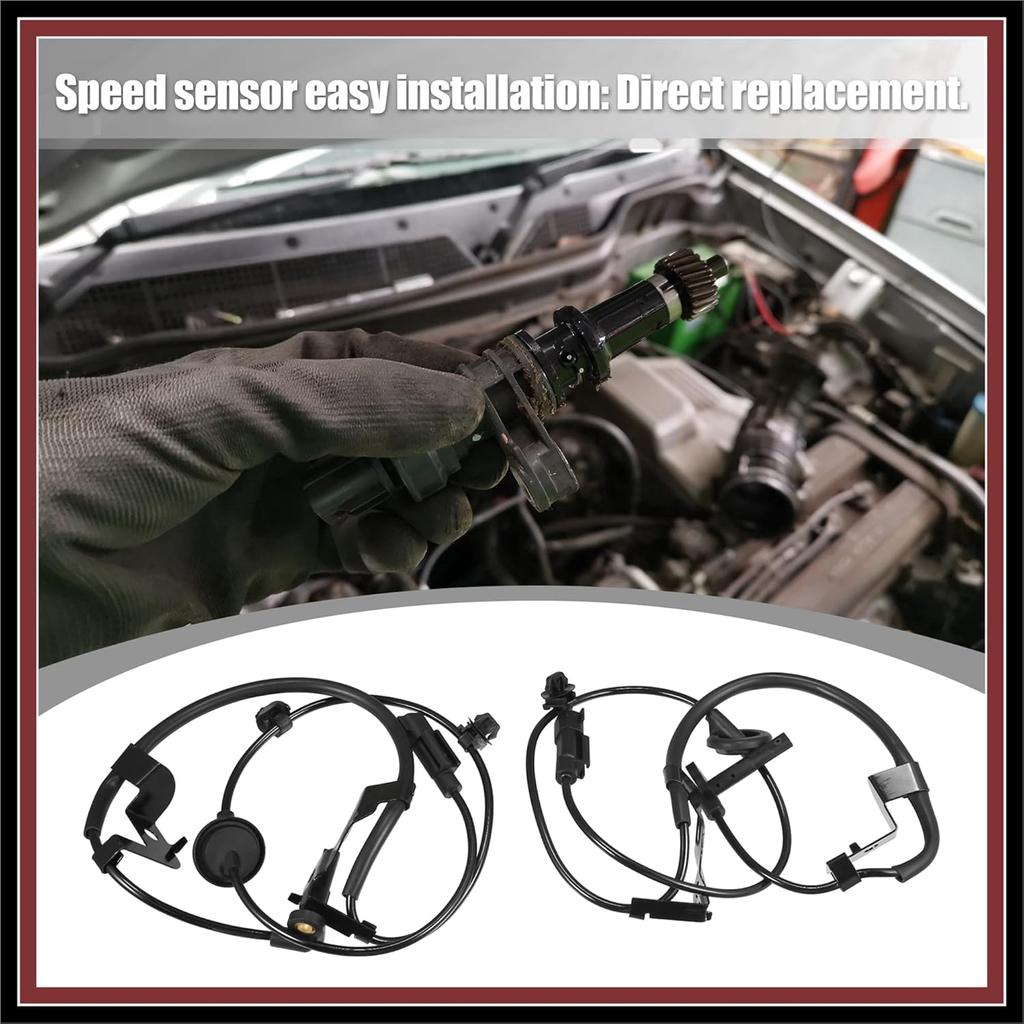 1 Pair Rear Left Right ABS Speed Sensor for Mitsubishi Lancer 2009-2015 for Mitsubishi Outlander 2007-2015 No.4670A583/4670A584 Durable Material