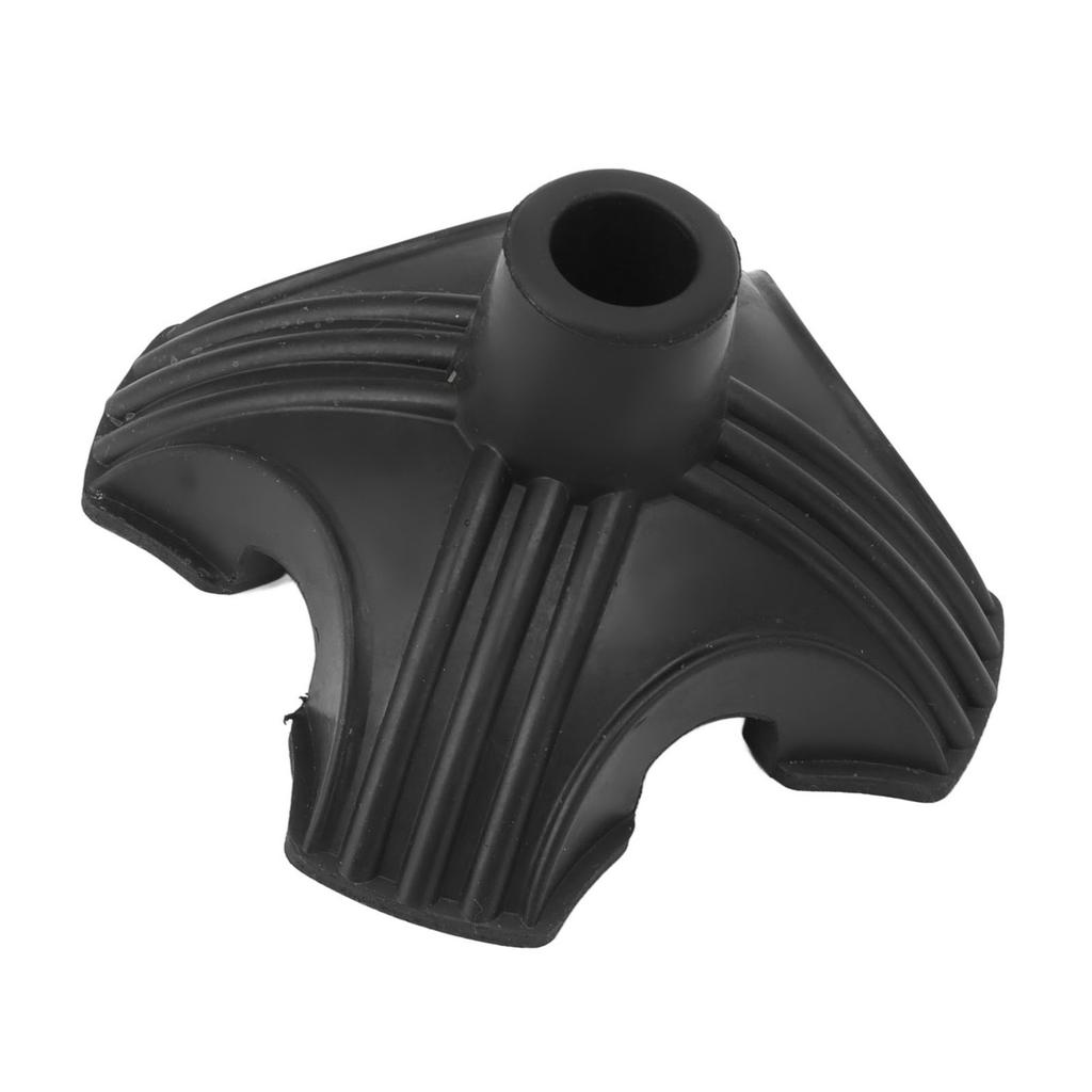 Cane Tip Walking Rubber Foot Pad Replacement 4 Prong Self Standing Non Slip Base