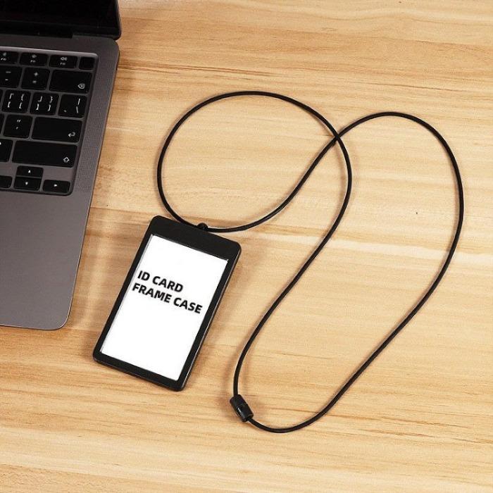 Retractable Badge Reel Silicone Lanyard Card Holder Luxury Name Tag Holders Round Rope Employee ID Case Accessories for Nurses