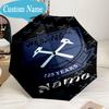 Custom Name Umbrella West-Ham Crest Umbrella 8-Frame for Travel, Camping, Casual Lightweight Portable, Essential for Family Gifts