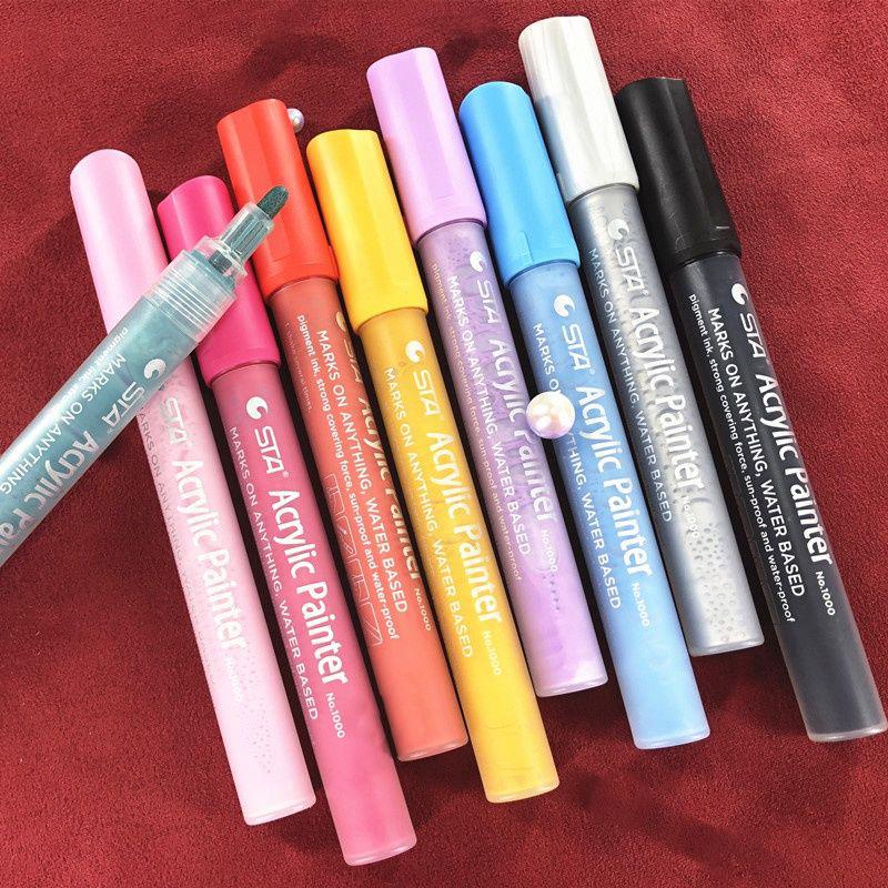 

9-piece marker set for drawing supplies, decorative drawing pens, DIY doodle pens 9PCS