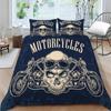 Schädel-Bettwäsche-Set, Tröster, Bettbezug, weiches Bett, Anzug, Zuhause, Schlafzimmer, Kleidung, Textilien, dreiteiliger Polyester-Bettbezug