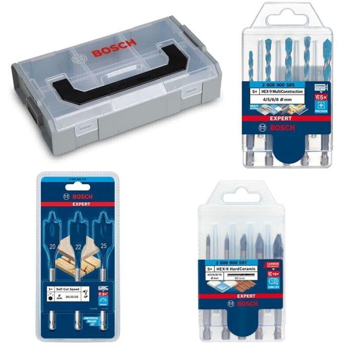 Set de forets - bosch - 13 pièces - hardceramic - multiconstruction - selfcutspeed