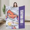 Warm Soft Blankets Picnic Rabbit Hero Mirko  Bedding Throws  Flannel Bedspread For Bedroom Graphic Sofa Bed Cover
