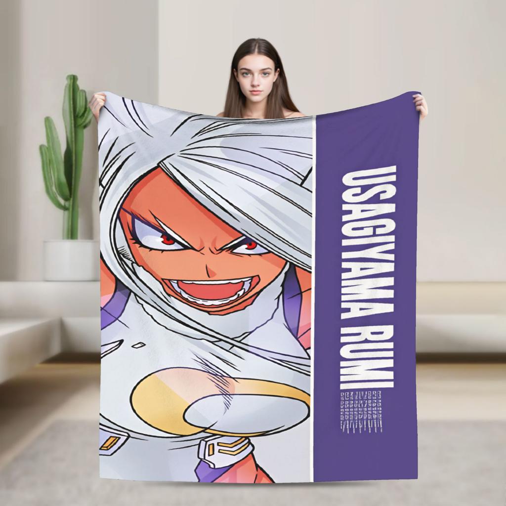 Warm Soft Blankets Picnic Rabbit Hero Mirko Bedding Throws Flannel Bedspread For Bedroom Graphic Sofa Bed Cover