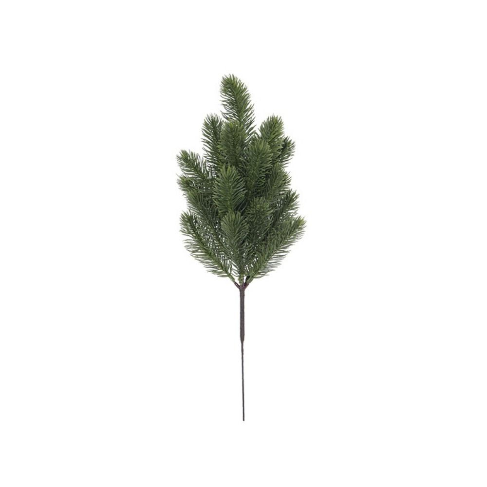 Realistic Artificial Pine Branches Plastic Green Realistic Green Garland DIY Fake Ceder Branches Artificial Pine Needle Branch