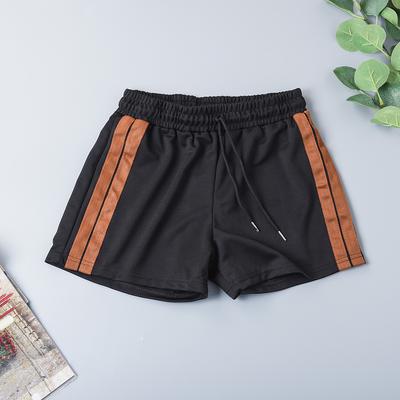 drawstring waist ringer shorts
