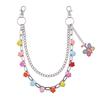 Metal Floral Hair Clips And Butterfly Waist Chain For Unisex Youth Fashion Accessories