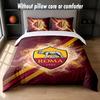 AS Roma Design Postel Povlečení 1 Povlak na přikrývku + 2 Povlaky na polštář Měkké Prodyšné Domácí Lůžkoviny