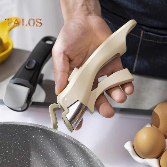 Universal Removable Pot Handle Sturdy Ergonomic Replacement Handle for Cookware Strong Compatibility with Frying Pans Travel Convenient Casserole
