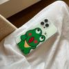 Süßer Bier Frosch ist geeignet für Apple 16 Handyhülle iPhone17Pro max neu 15/14 runde Kante IMD.