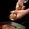 6 Inch Manual Salt Pepper Grinder Adjustable Particle Size Spice Salt Grinder  Restaurant