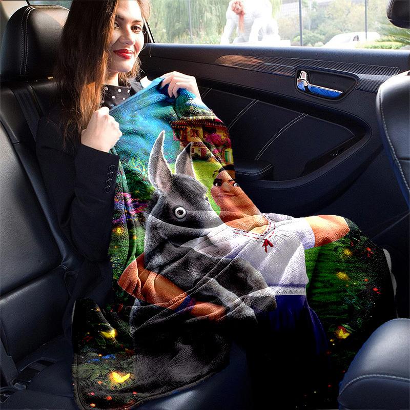 1pc, Enchanting Home Decor Flannel Blankets for Your Living Room, Bedroom, and More! Perfect As a Sofa Throw, Outdoor Blanket, or Travel