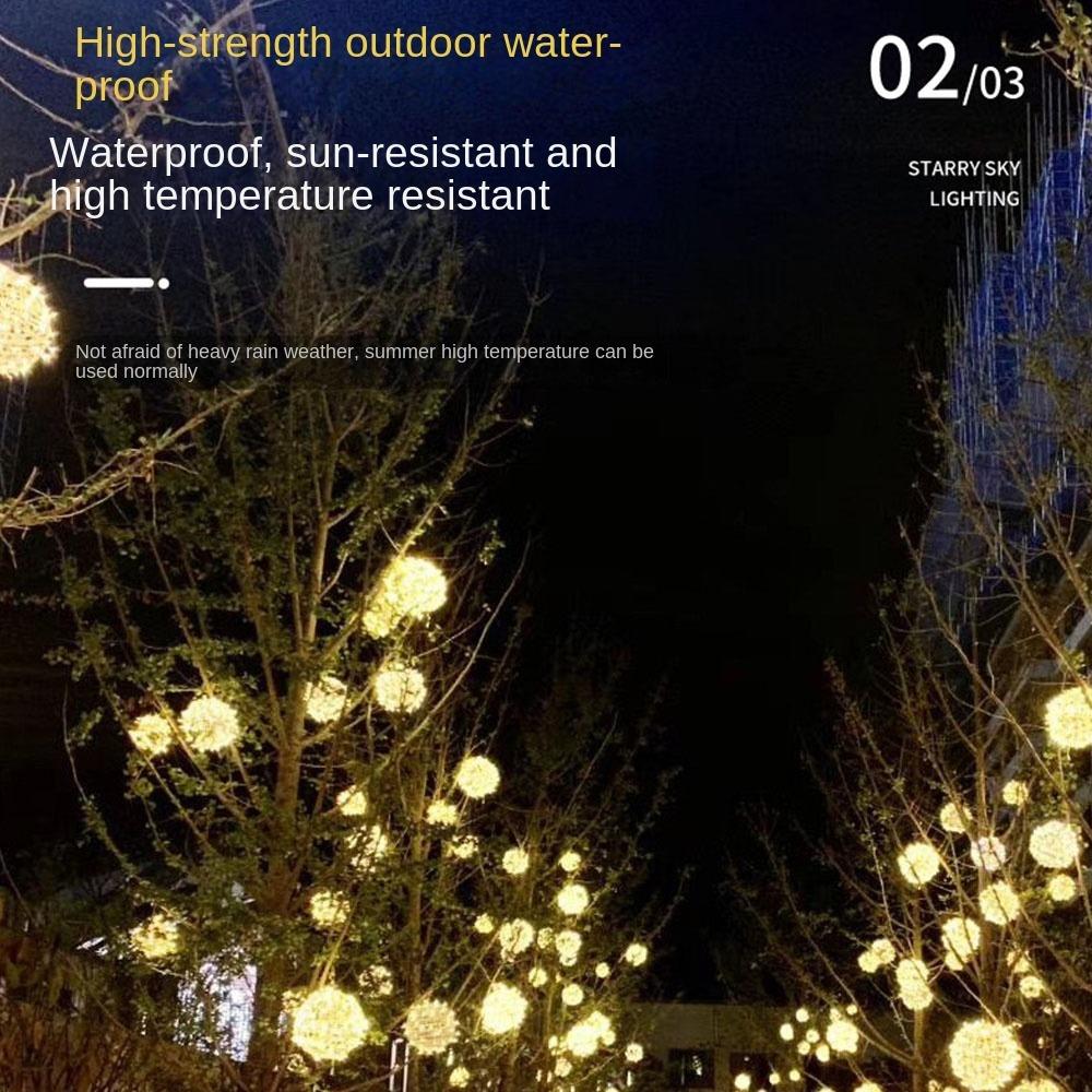 High Quality 20CM Hanging Light LED Light Multiple Colors Rattan Ball Fairy Light String Garden