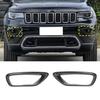 For Jeep Grand Cherokee 2018+ Carbon Fiber Front Fog Light Cover Fog Lamp Trim