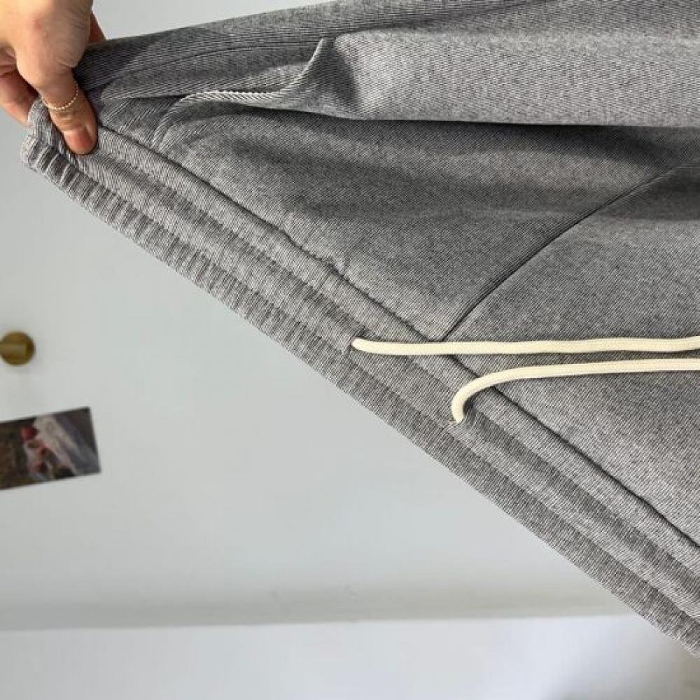 Dabimong Mochi Banding Stretch Fleece Wide Pants 3 Colors