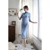 Sex underwear pajamas women's perspective side fork clothing sexy cheongsam nightdress new