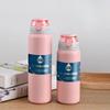 316 Stainless Steel Insulated Water Bottle Bounce Lid Sport Thermos Leak Proof Vacuum Flask Keep Hot Cold for Outdoor Gym Hiking