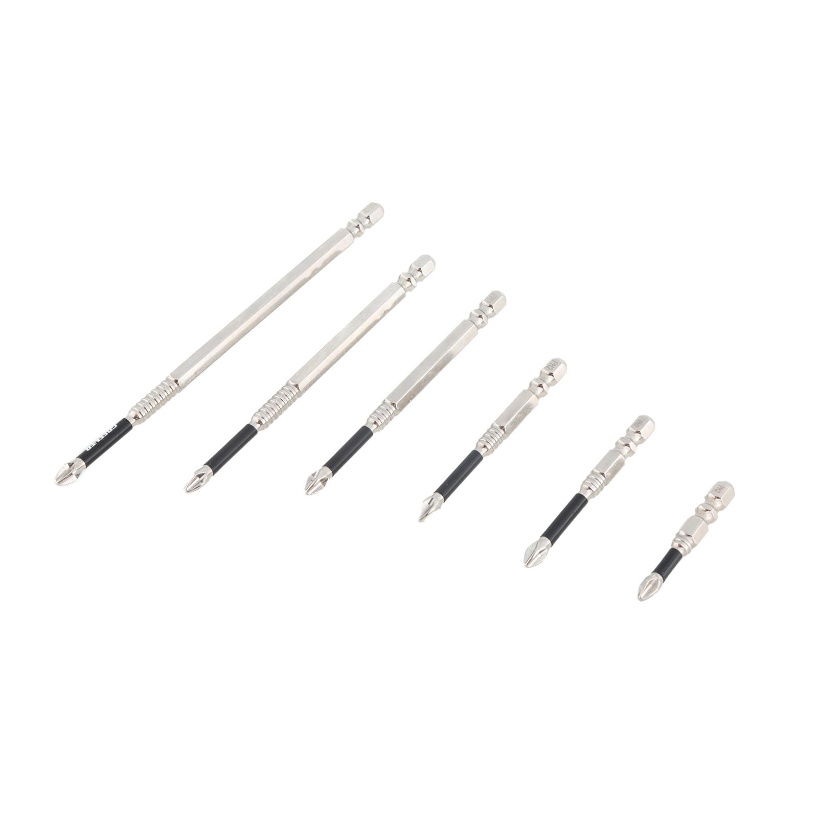 

Набор магнитных бит для отвертки, стальной хвостовик 1/4 дюйма, биты для электрической отвертки, бита для ударной отвертки с крестообразным шлицем