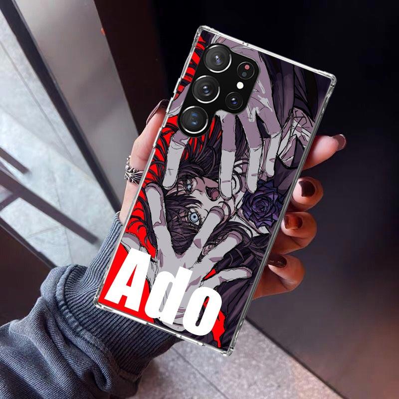 Ado Kyogen X Uta Phone Case For Samsung Galaxy S23 S24 S25 Edge S26 Ultra S22 + S21 Plus S20 FE Cover Silicone Print Shell Galax