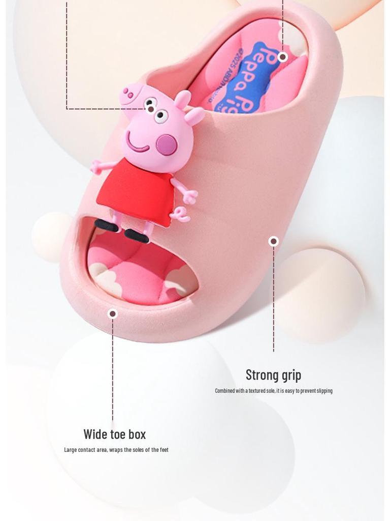 Peppa Pig 2025 New Style Toddler Girls' Anti-slip Indoor Slippers