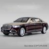 1:24 GLS600 S680 Model Diecast Alloy Toy Car Sound Light Pull Back Front Wheel Steering Door Opened Vehice Children Holiday Gift