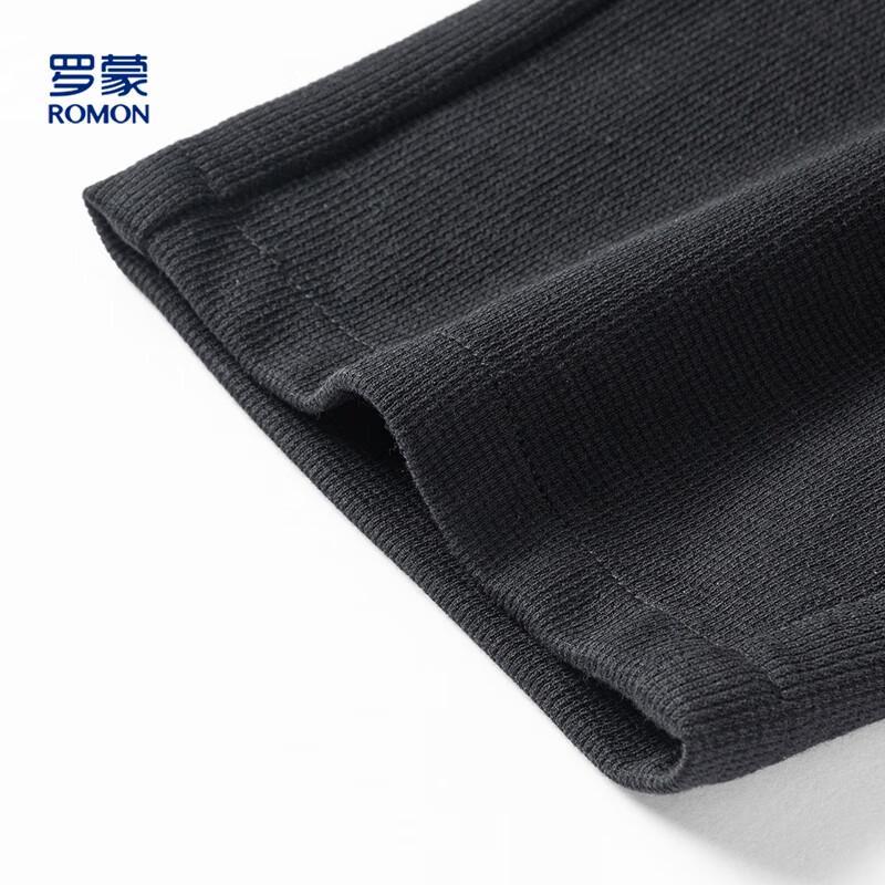 ROMON Men's Tencel Blend Waffle Knit Casual Pants