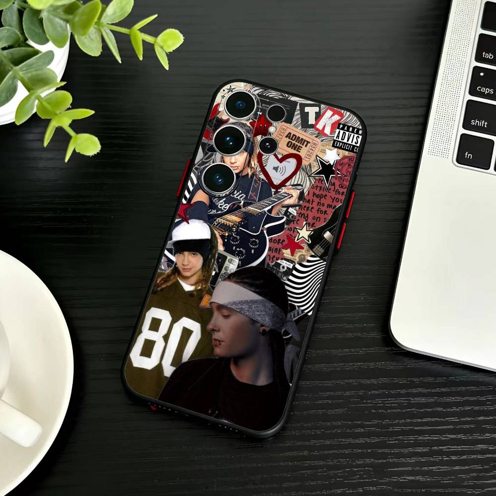 

Чехол для телефона Bill Tom Kaulitz Tokio Hotel для Samsung S26, S25, S24, S23, S22, S21, S20, S30, Ultra, Plus, Fe, Note, 5G Черный Samsung S24