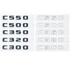 C200 E200 Dla Mercedes Benz 3D Błyszczące Czarne Litery C180 C200 C220d C250d C260 C300d 4Matic ABS Emblemat dla Mercedes Benz W205 Co