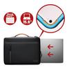 Torba Wodoodporna Bange Na Laptopa Do 15.6" - Pojemna I Wygodna, Odporna I Oddychająca, Miejska I Podróżna Do Pracy I Samolotu, Unisex - Czarna