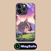 Anime Kinako Hara Mobile Phone Case for iPhone 17 16 15 14 13 12 11 Air Pro Max Plus Mini MagSafe Glass Colorful Cover Pretty