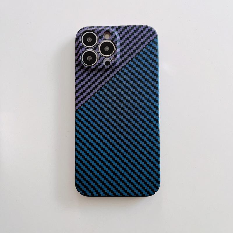 Carbon Fiber Texture Stoßfeste Hülle für iPhone 15 14 Pro Max 13 12 11 Pro Max XR X XS Vollständige ultradünne Kameraschutzhülle