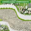 2m Garden Lawn Ground Edging Fence Outdoor Grass Border Fencing Plastic Yard Landscape Pathway DIY Decorative