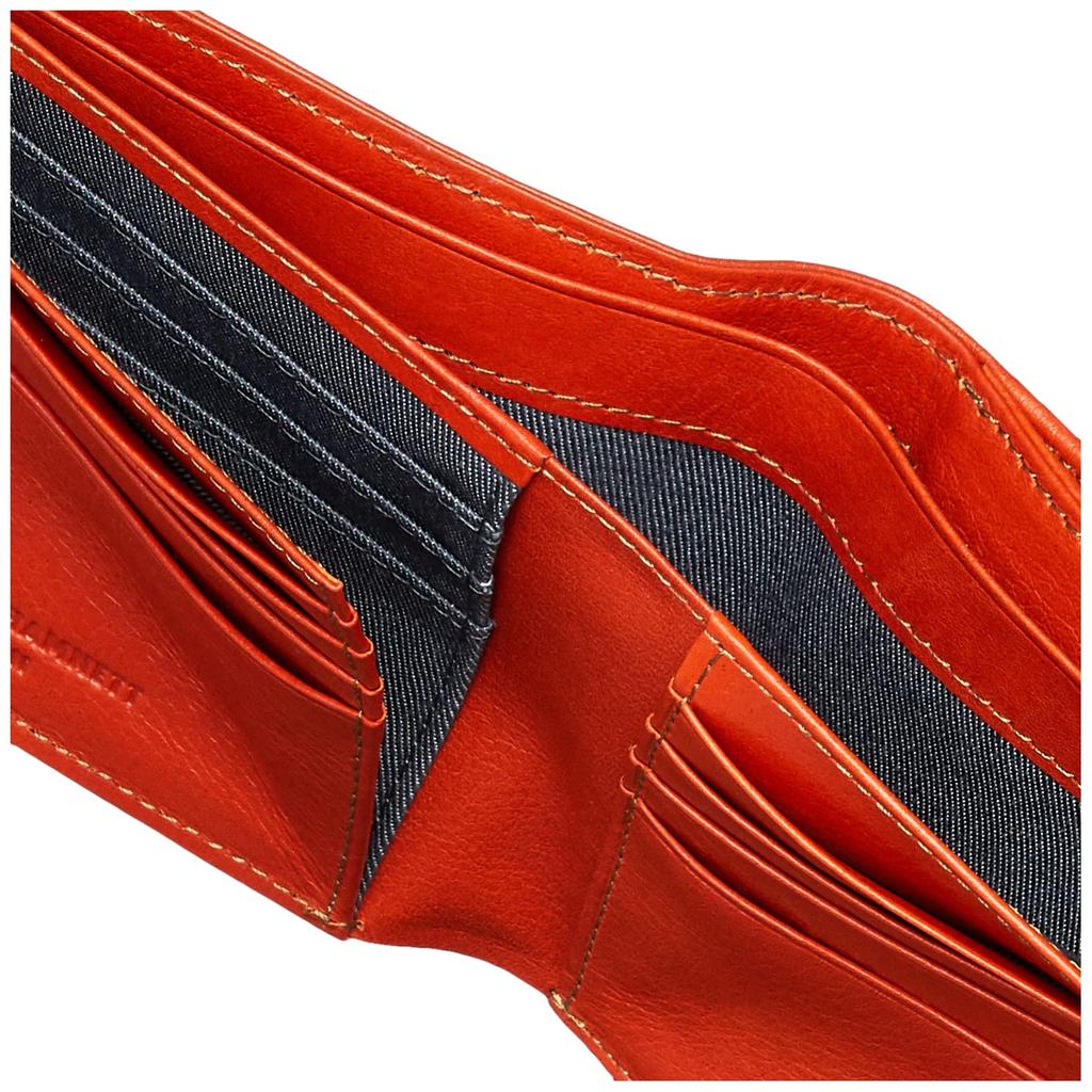 MINERAL Premium Japanese Tanned Leather (Zeolite Tanned) Sustainable Bifold Wallet with Box Coin Purse