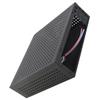 Desktop Computer Case Good Heat Dissipation Exquisite Compact Black Mini HTPC Case for Home Video Computer