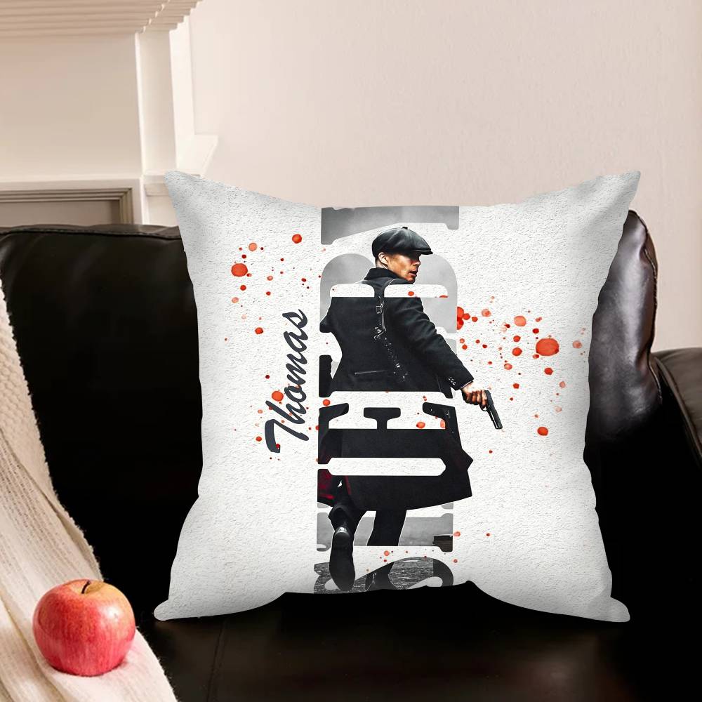 P-Peaky B-Blinders Tv Pillowcase Living Room Sofa Cushion Cover Bedroom Room Bed Pillow Cover Home Decoration