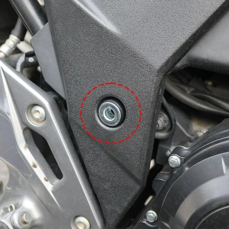 10/1pcs Motorcycle Rubber Grommets Gasket Kits Bolt Assortment Set Motorcycle Parts for Honda Yamaha Suzuki Motorcycle Grommets