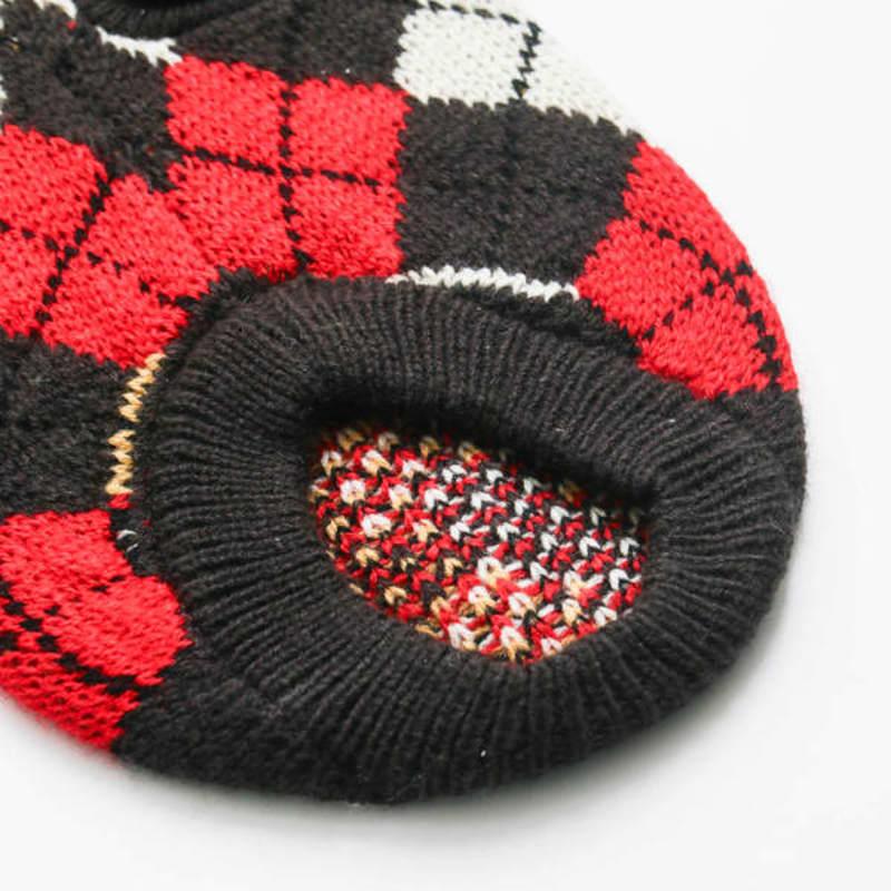 [Pet] Pattern Long Sleeve Knit M