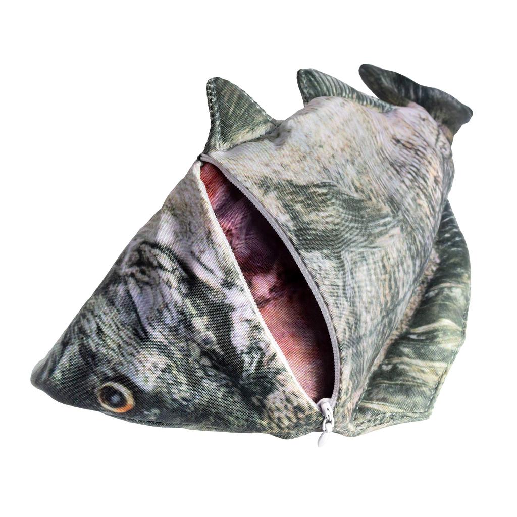 Olerud Fishing Tackle Accessory Pencil Black Porgy Fish-Shaped Pouch, Case, Case, (ga100001a02n0)