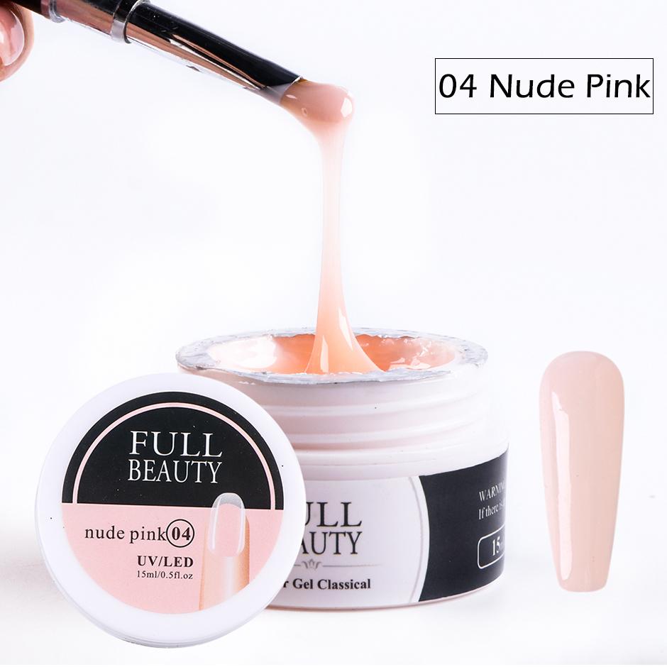 Acrylic UV Extension Nail Gel Glue Quick Building 15ml UV LED Gel Nail Forms Tips Polish Prolong Nail Varnish Construction Tools