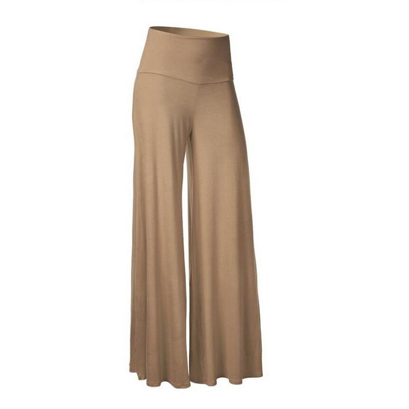 Women's Ice Silk Drape Wide Leg Pants Plus Size Yoga Pants Fitness Loose Pants