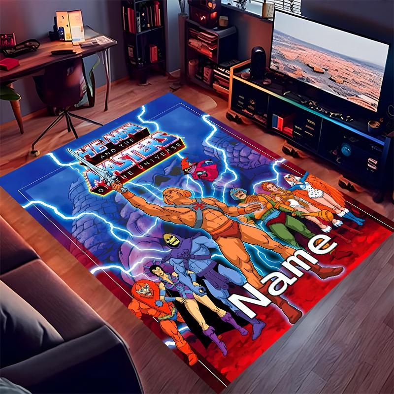 Custom personalization He-Man and the Masters of the Universe Print Area Rug - Soft, Washable Non-Slip Indoor Mat,Living Room,Home&Office Decorative R