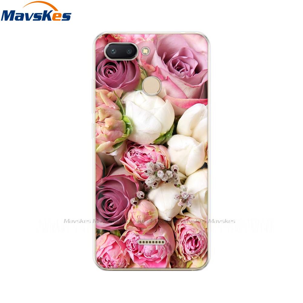 Silicone Cover for Xiaomi Redmi 6 Case Full Protection Soft Tpu Back Cover Phone Case for Xiaomi Redmi 6 Redmi6 Bumper Coque Bag