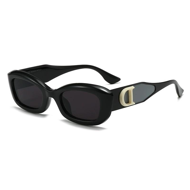 

Cute Fashion D Letter Sunglasses for Men and Women Stylish Casual Ladies Glasses Vintage Designer Brand Eyewear UV400