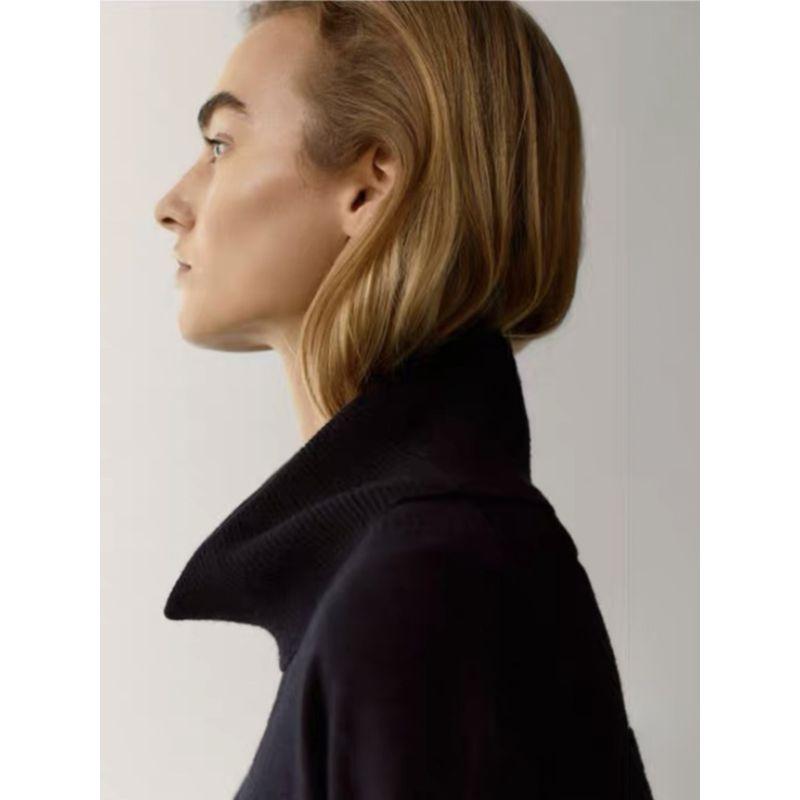 MD Women's Clothing Autumn New Arrival Fashion Style Drop-Shoulder Long-Sleeve Sweater Turtleneck Knitting Woolen Sweater Female 05635541800