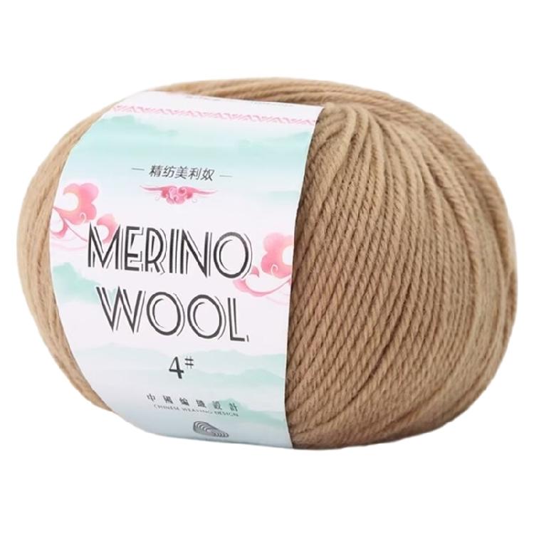 134Yard/Roll Roll Wool Yarn Soft Worsted Weight Yarn 1.76oz Knitting Yarn For Beginner Knitting Rugs Sweater Scarf