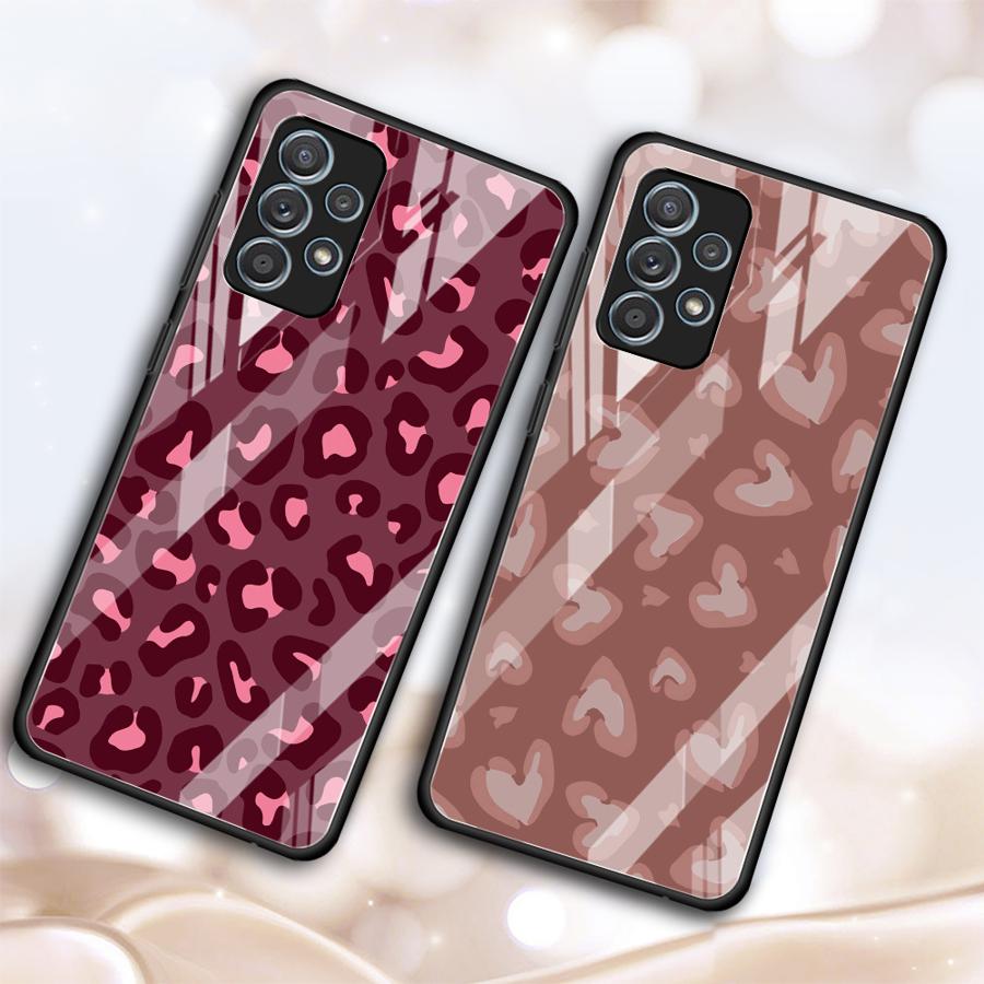 Phone Cover Case for Samsung Galaxy A12 A10 A36 A71 A56 A35 A25 A13 A20 A21 A06 A51 A52 A16 A02 A73 A34 A15 A50 A14 A30 Leopard