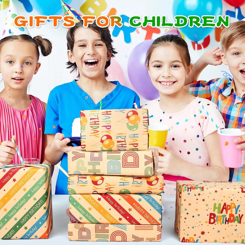 Birthday Gift Wrapping Paper Holiday Wrapping Paper Gift Boxes Books Kraft Paper Gift Wrapping Paper Kitchen Baking Tools